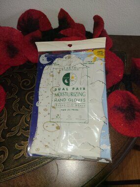Earth Therapeutics Moisturizing Hand Gloves Therma-Flo Weave 2 Pair Day & Night